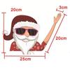 Car Sticker Rear Wiper Decal Christmas Santa Claus Xmas Novelty for Car Wiper Window Decals Christmas Decoration Ornaments