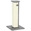 Cat Scratching Post with Ball, Sisal Pole and Plush Cover, 41x41x81 Cm, Grey