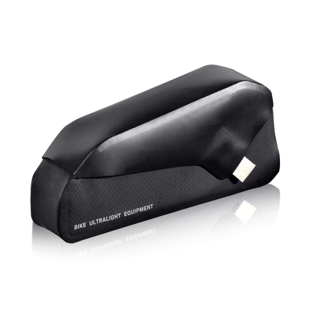 Black Bicycle Bag Waterproof Cycling Top Front Tube Frame Bag Magnetic Closure Locking System For MTB Road Bike