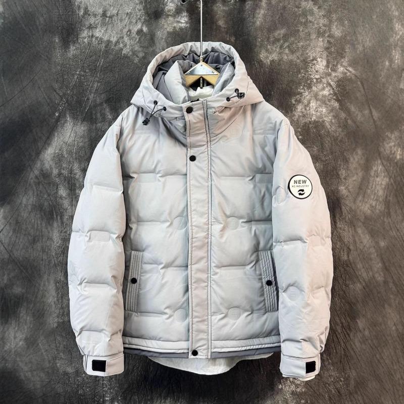 Men's winter jacket down jacket 2025 new thickened warm and cold-proof clothing boys' workwear handsome cotton clothes