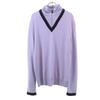 Made In Italy 100% Cashmere Long Sleeve Half Zip Knit L Sweater Men's Used