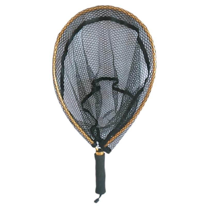 Fishing Net Non-slip Aluminum Alloy Pole Landing Fishing Net for Catching Fishes Portable Lightweight Durable Fishing Net