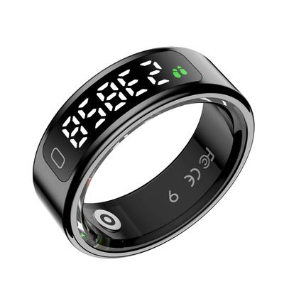 Akıllı Yüzük Kalp Hızı Kan Oksijen Kan Basıncı Measuremen Erkek Kadın spor takip cihazı Spor IP68 Su Geçirmez Bluetooth Halkası