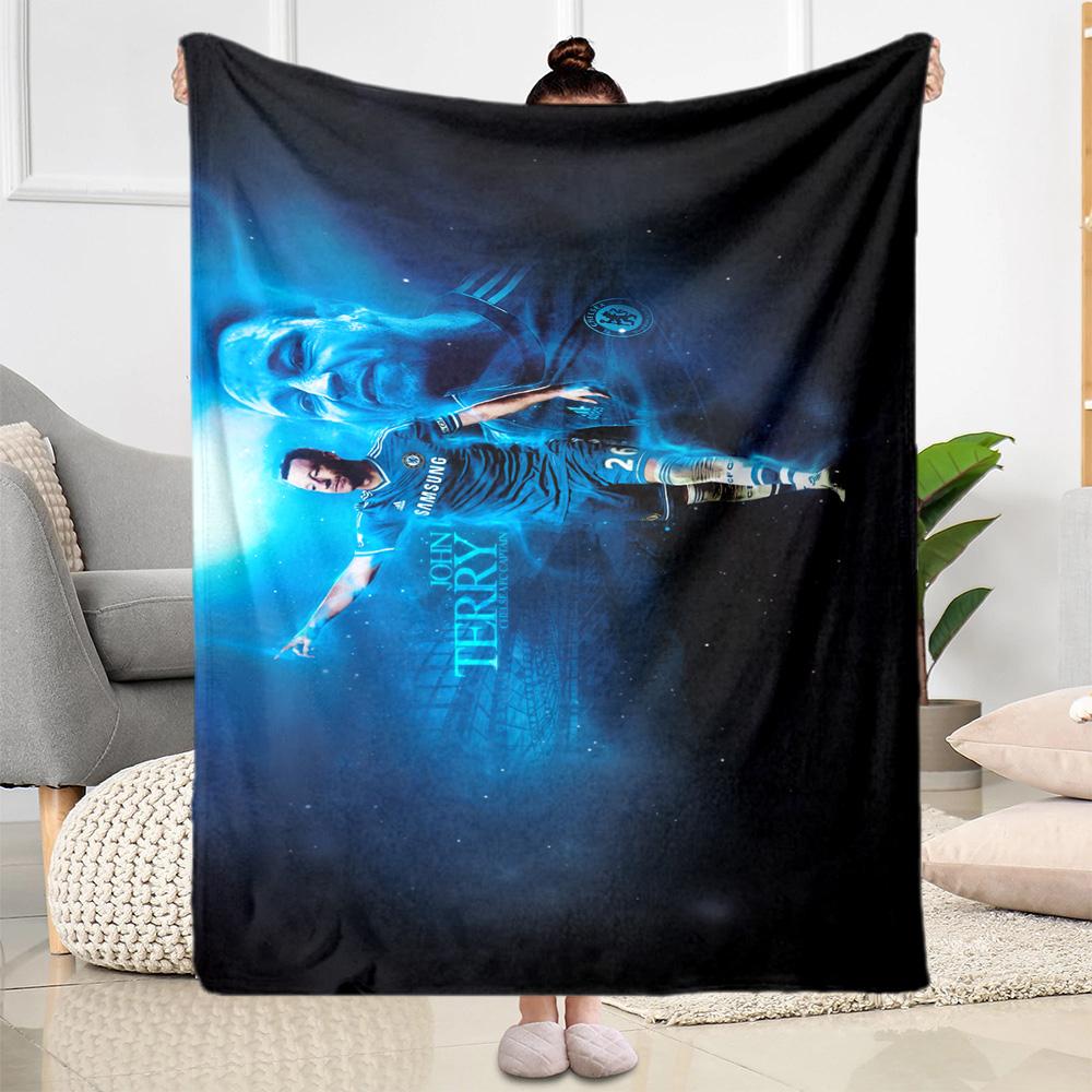 Football Player Goal Blanket Warmthful Decor Great for Seaside Sofa Bed Four Seasons Multipurpose Warmthful Decor Best Holiday Gift for Friends Family