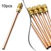 13x6x4cm Air Conditioner Valves Brass Material Leak Pressure Test Safe Working Pressure 3.4 Mpa Stem Length 100mm