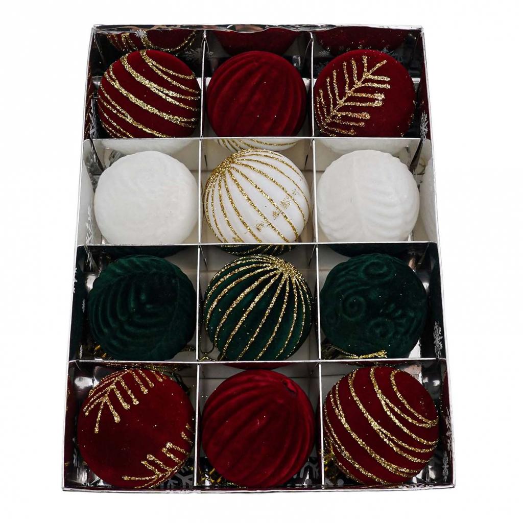 Festive Decoration 12PCS 6CM Christmas Ball Ornaments for Christmas Tree