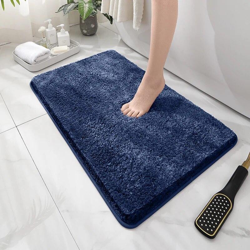 Soft Bathroom Carpet Non Slip Floor Mat Super Comfortable Absorbent Ultra-fine Fiber Foot Mat Suitable for Bathroom Living Room