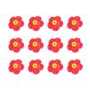 24pcs Hummingbird Feeders Replacement Flowers with Cleaning Brush for Outdoor Hanging Bird Feeder Pa