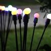 Garden Lights-New Upgraded Solar Powered Firefly Lights Outdoor Waterproof Vibran Garden Lights for Decoration