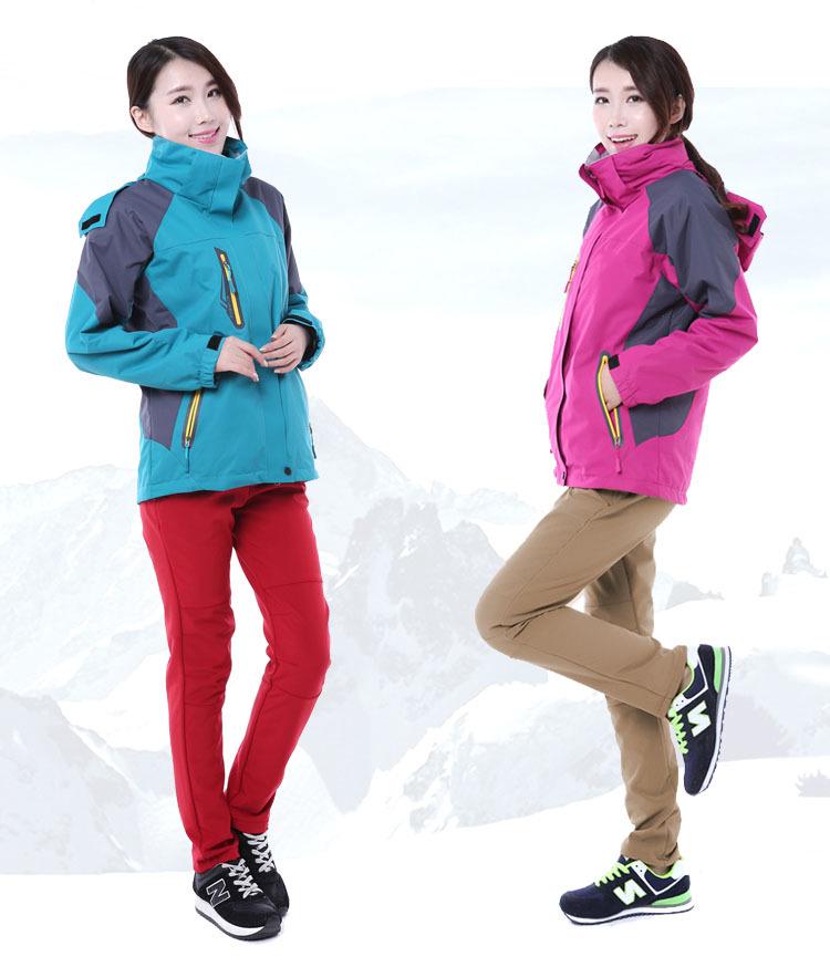Men's and Women's Winter Soft Shell Fleece Pants: Warm, Thickened, for Outdoor Sports and Mountaineering