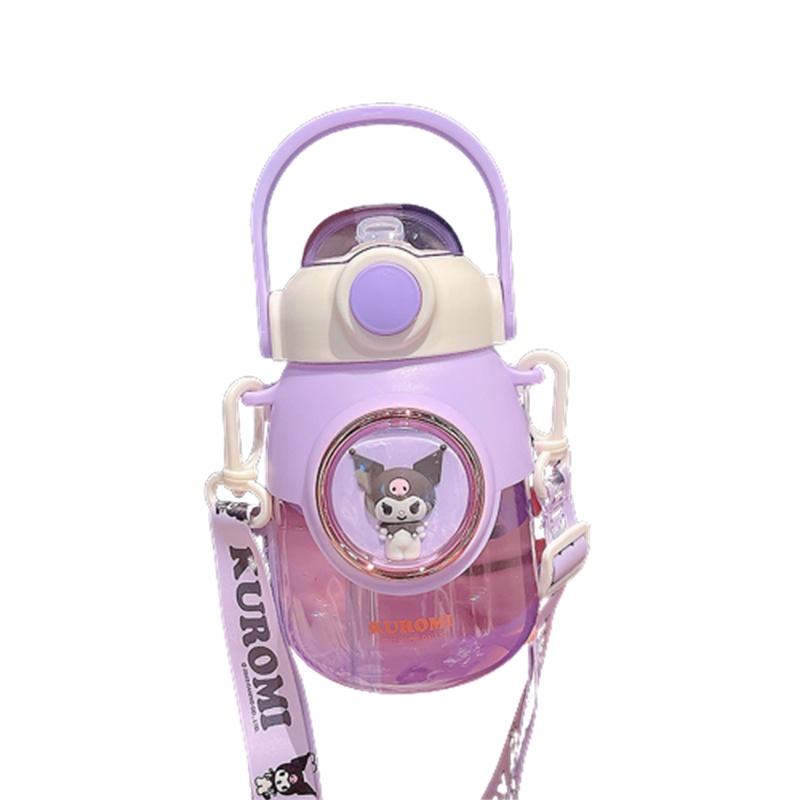 High-quality Tritan Cartoon Water Bottle For Girls With Large Capacity And Cute Design Perfect For Summer!