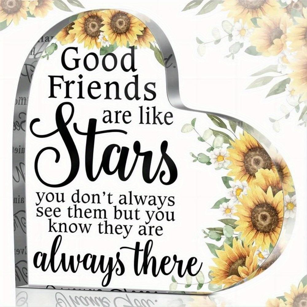 

Подсолнух Сердце Дружбы - Подарок Лучшей Подруге на Расстоянии для Особых Случаев чистый