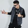 Denim Weste Herren Blaue Jeans Ärmellose Jacke 8XL Herbst Schlank Hip Hop Cowboy Herren Weste Große Größe Hommes Jeans Jacke