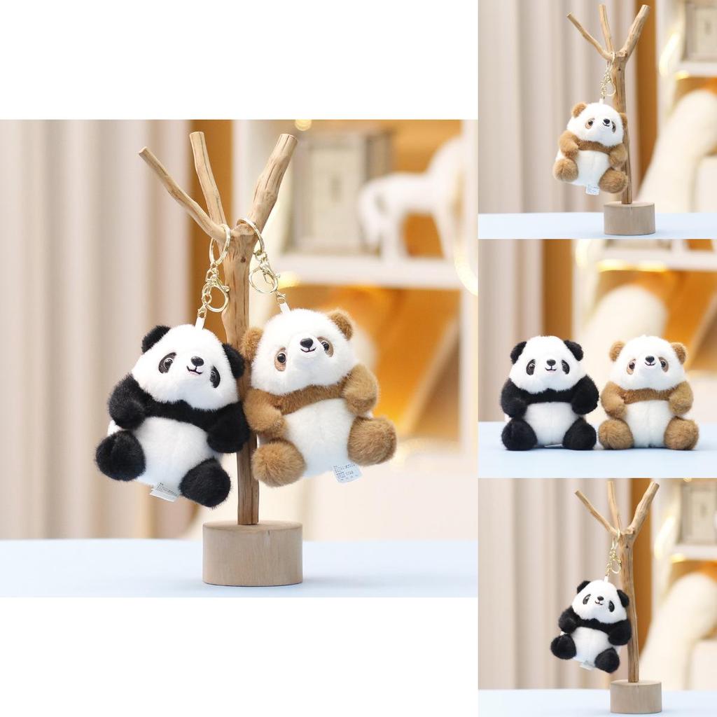 Panda Plush Toy Cute Doll For Girls Gift Bag Decoration Soft Stuffed Animal