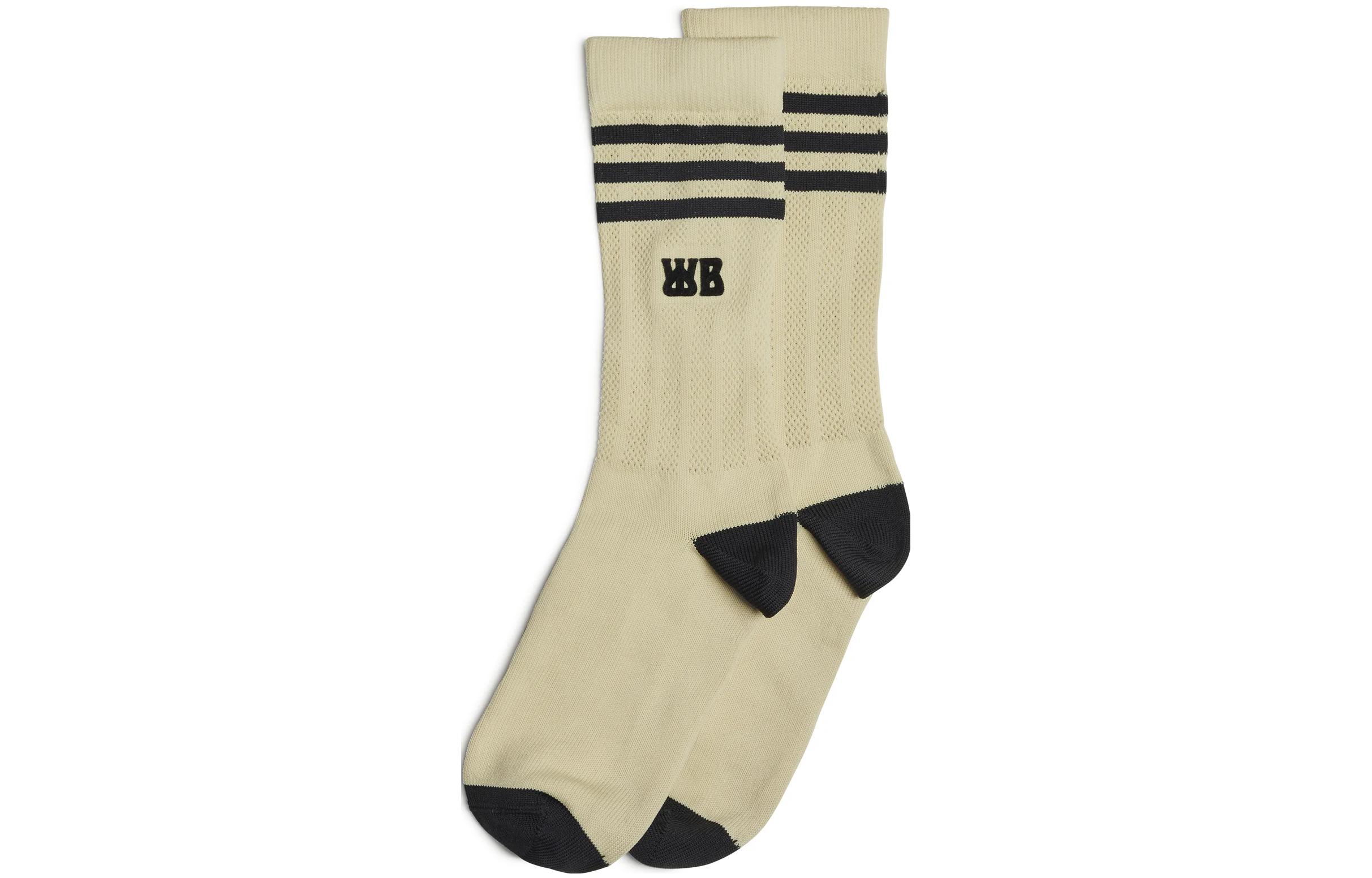 Adidas X Wales Bonner Socks Sandy Beige/Black IN0660 S