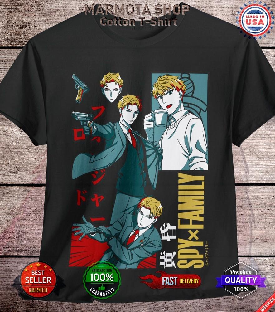 

Футболка Spy X Family Лойд Форджер Йор Аня Аниме Японская Футболка Сумерки Все L