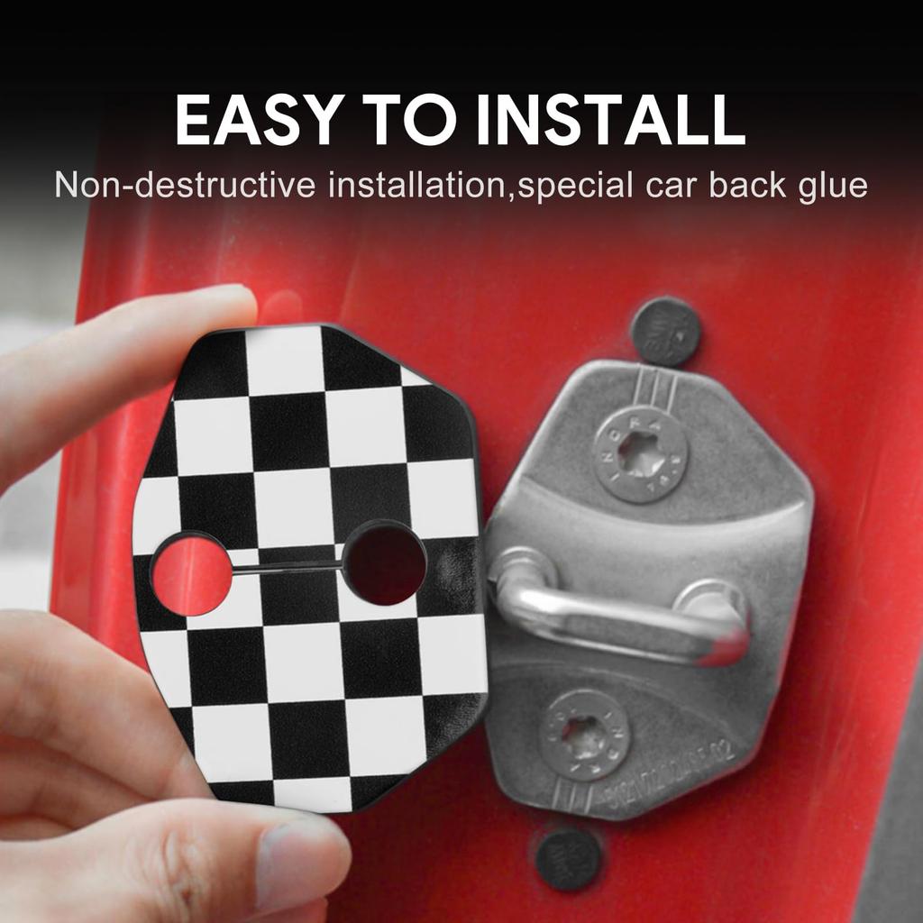 FDAIUN Car Door Striker Cover For BMW mini R55 R56 R57 R58 R59 Custom
