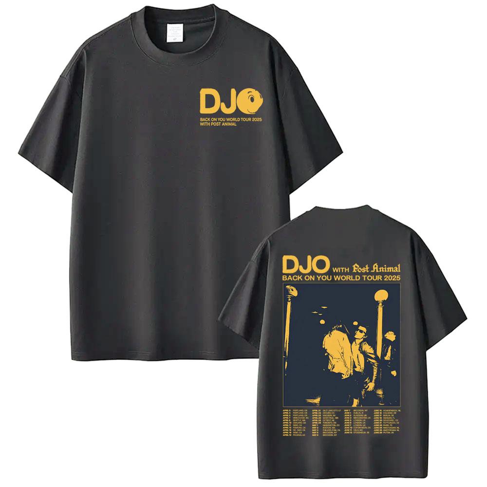 Djo Back on You World Tour 2025 Graphic Tshirts Unisex Women Clothing Hip Hop Street Tshirt 100 Cotton Comfort Hot Sale T Shirts