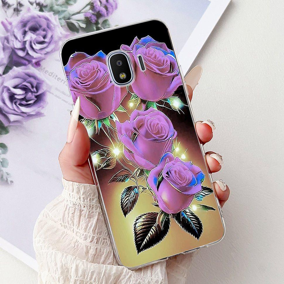 For Samsung J2 Pro 2018 Case SM-J250N Soft Silicone Luxury Letters Cover For Samsung Galaxy J2 Pro J2Pro Phone Cases Bumper