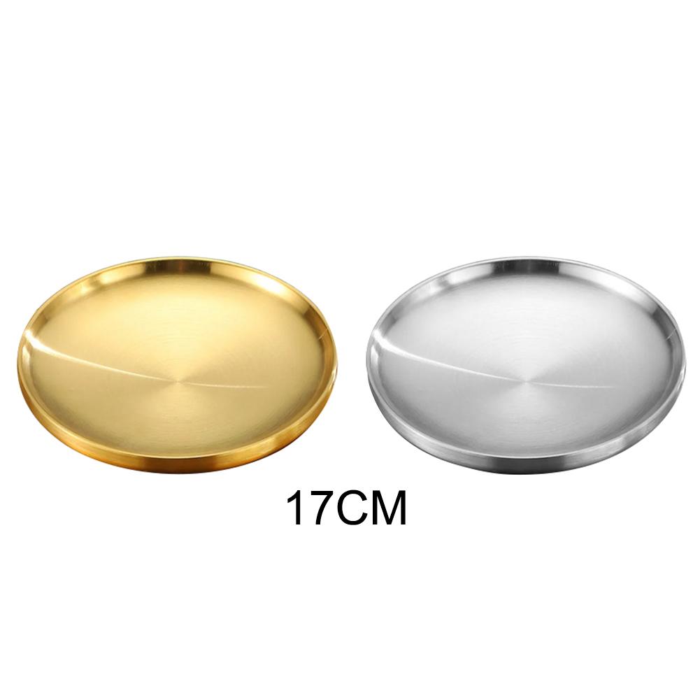 

2pcs 304 Stainless Steel Grill Pan Set For Grilling And For Western Grill Pan 17CM, 19CM, 21CM, 23CM Double Layer Anti Scald