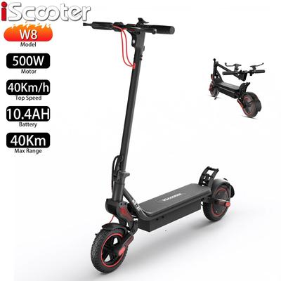 Elektrische Scooter Volwassene iScooter W8 500W Motor Elektrische Scooter Opvouwbaar Topsnelheid 40Km/h 36V 10.8AH Bereik 40Km Belasting 120Kg