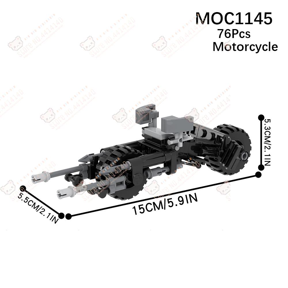 Creative Series Motorcycle Model MOC Building Blocks Game Anime Movie Series Action Figure Vehicle Assembly Bricks Toys For Kids