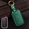 Genuine Leather Key Cover for Toyota Highlander and Land Cruiser (Old Models)