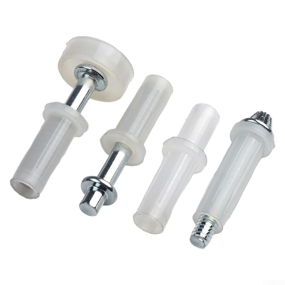Easy To Install Door Hardware Repair Metal Nylon White