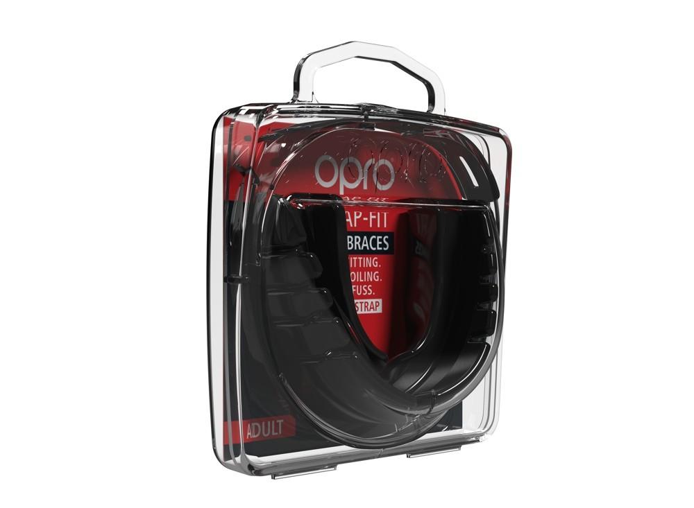 Opro Snap Fit Braces Mouthguard Black (for Braces)
