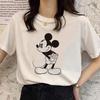 Retro Disney Cartoon Womens Tshirt Mickey Mouse Harajuku Cotton Tshirt Fashion Womens Shirt Summer Top Short Sleeve Shirt