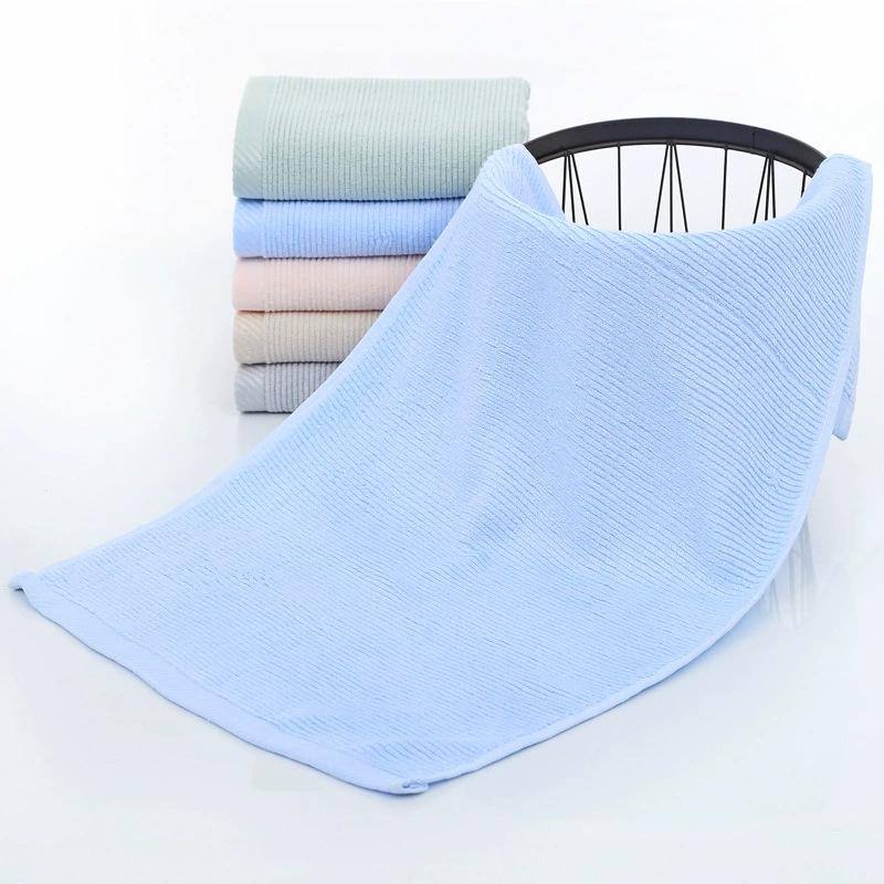 Custom Logo Lint-Free Bamboo Fiber Jacquard Washcloth - Soft, Absorbent, Embroidered Towel