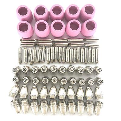 50PCS WSD-60 AG60 Air Plasma Cutter Cutting Torch Consumables Kits SG55 AG60