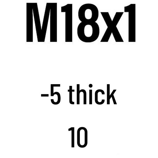 M6-M30 White Zinc Hex Thin Fine Thread Lock Nut GB808.