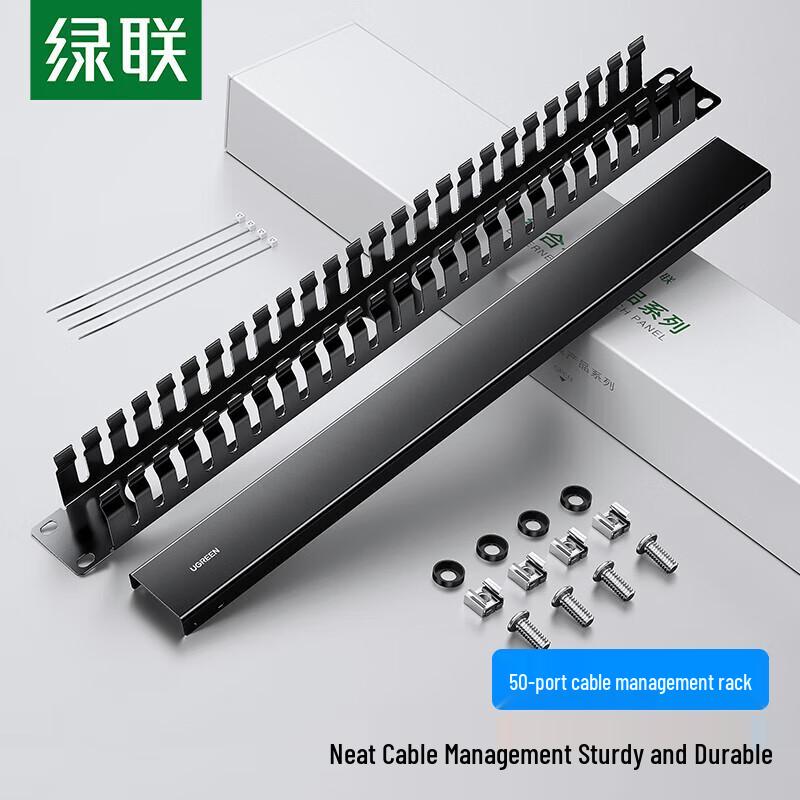 

UGREEN 70425 Metal Cable Management Panel