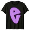Letter F Initial Graphic Tee Unisexs Unisexs TShirt Alphabet Unisex Top