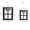 Classic Lockable Plastic Pet Door for Mosquito Proof Screen Window Security Flap Gates Pet Tunnel Dog Fence Free Access L