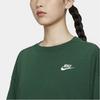 New Nike Drop Shoulder Sleeve T Shirt Women's Canyon Green HJ0838-341