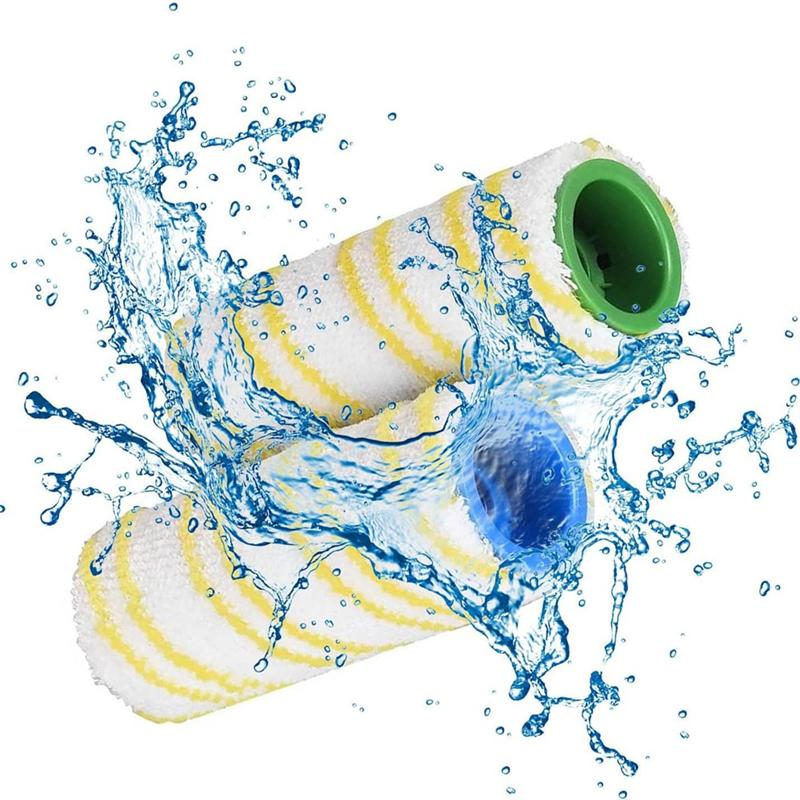 B69A Microfibre Roller Set For Karcher FC7 FC5 FC3 FC3D EWM2 Electric Hard Floor Cleaner 2.055-007.0/2.055-006.0 Easy Install Ye