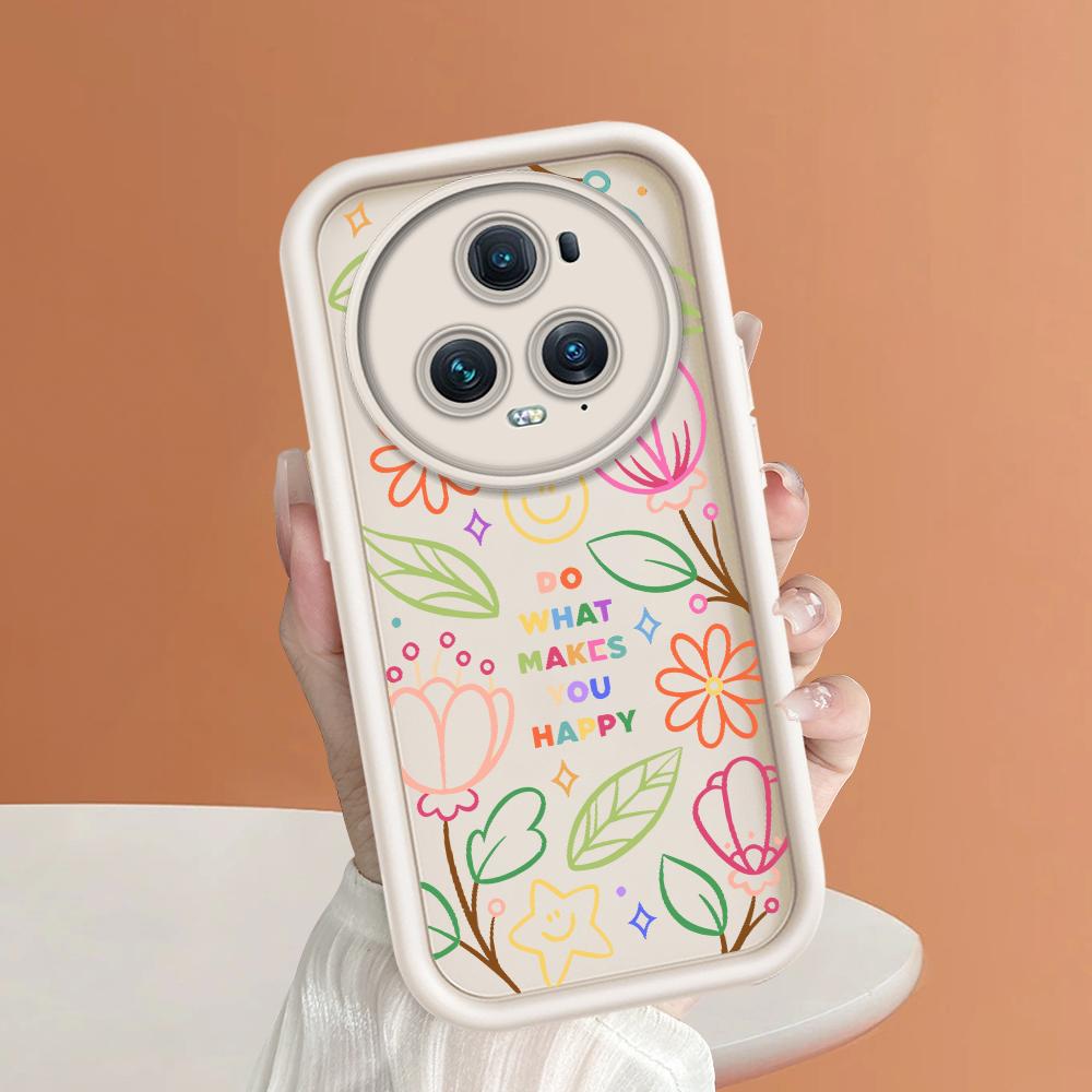 Model de imprimare cu scară pătrată din silicon moale Carcasă pentru telefon Capacă completă Cameră cu protecție antișoc Carcasă din cauciuc pentru Huawei Honor