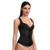 Corset cu fermoar lateral pentru femei sexy Corset vintage Bretele elastice Bretele pentru umăr Legături Corsete Corset Bustieră