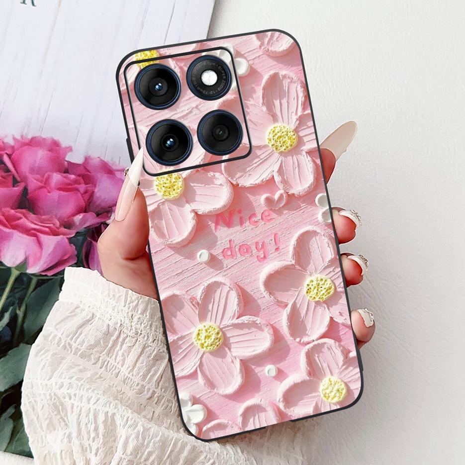 Etui do Motorola Edge 60 Pro Luksusowe Pokrowiec Malowany Motylem Miękki Pokrowiec TPU na Telefon Dla Motorola Edge 60 Fusion Egde60 Pro 60S Torby
