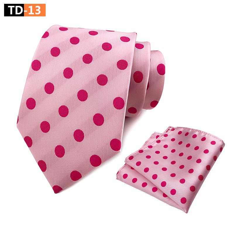 Suit Polka Dot Polka Dot Elegant Atmospheric Suit Tie Pocket Towel Suit