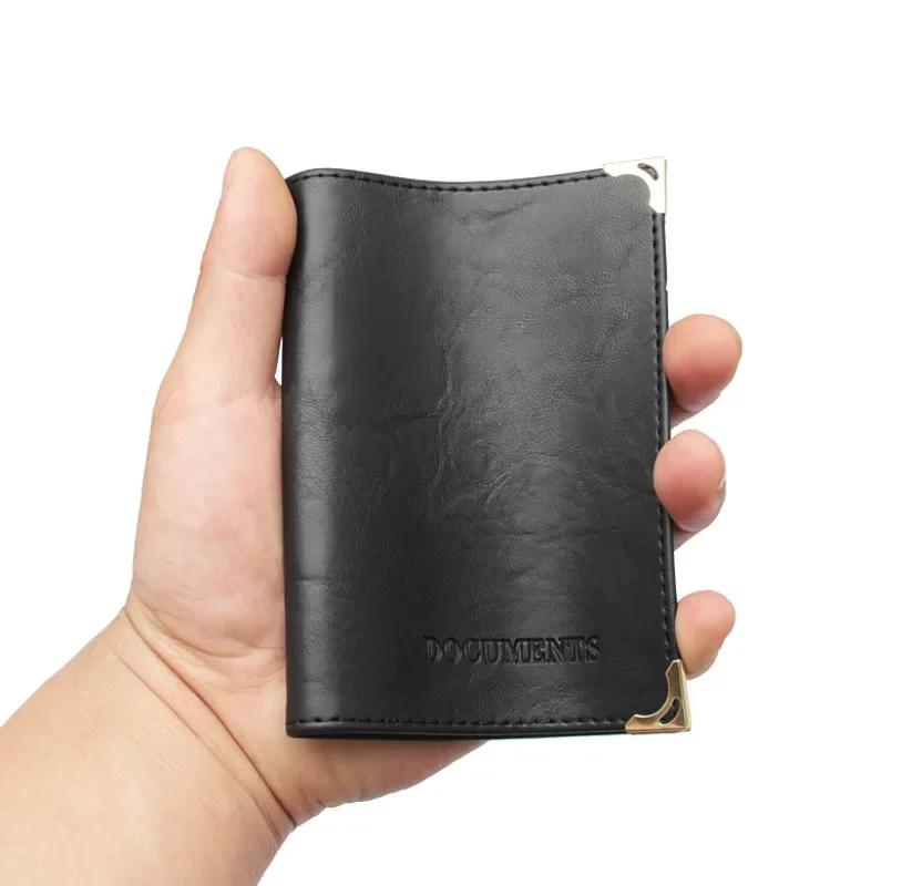 

FASHION 1Pc Russian Auto Driver License Cover Unisex Formal Bag PU Leather Solid Cover for Car Driving Documents Card Credit Holder Case