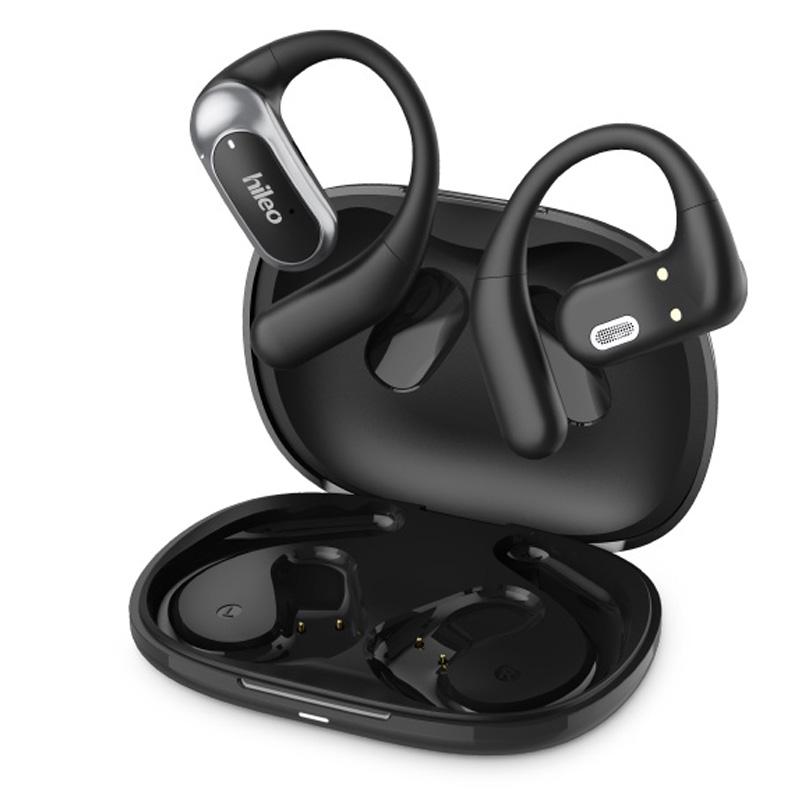 

Stereo TWS Blue Tooth Headphone Ear Clip Style Non Entry Wireless Earphone Waterproof Sports Headset ENC Noise Canceling HD Call чорний