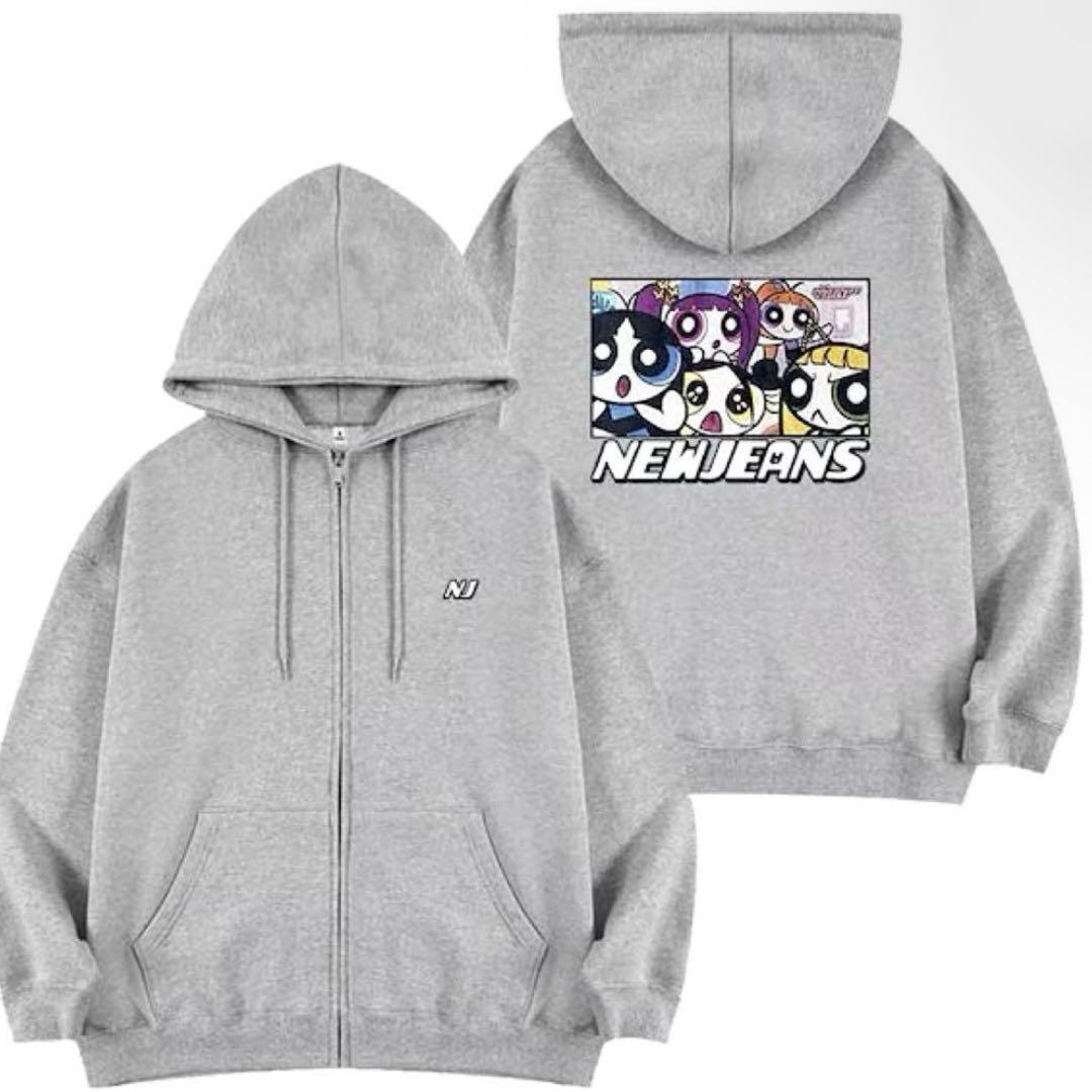 

[USED] NEWJEANS x Powerpuff Girls Full Zip Hoodie XL
