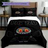 3pcs Duvet Cover Set (1*Duvet Cover + 2*Pillowcase, Without Core), Labubu Print Bedding Set, Bedroom Decor, All‑Season, Birthday Gift