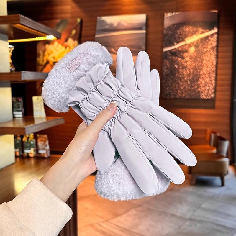 Damen 2025 Winter Warme Verdickte Fleecegefütterte Touchscreen-Handschuhe - Winddicht, Kältefest, Wasserdicht zum Reiten