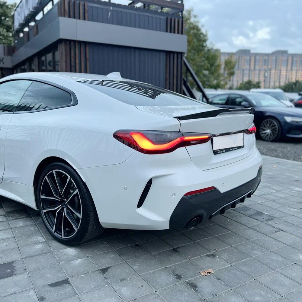 For BMW 4 Series G22 420i 430i 420d 430d M440i M440d 2020-2024 Car Rear Trunk Lid Car Rear Wing Duck Tail Lip Spoiler