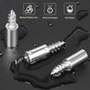 100Pcs Wardrobe Cabinet Glass Partition Nails Cross Self-tapping Screw with Rubber Sleeve Screw Plate Support Partition Bracket