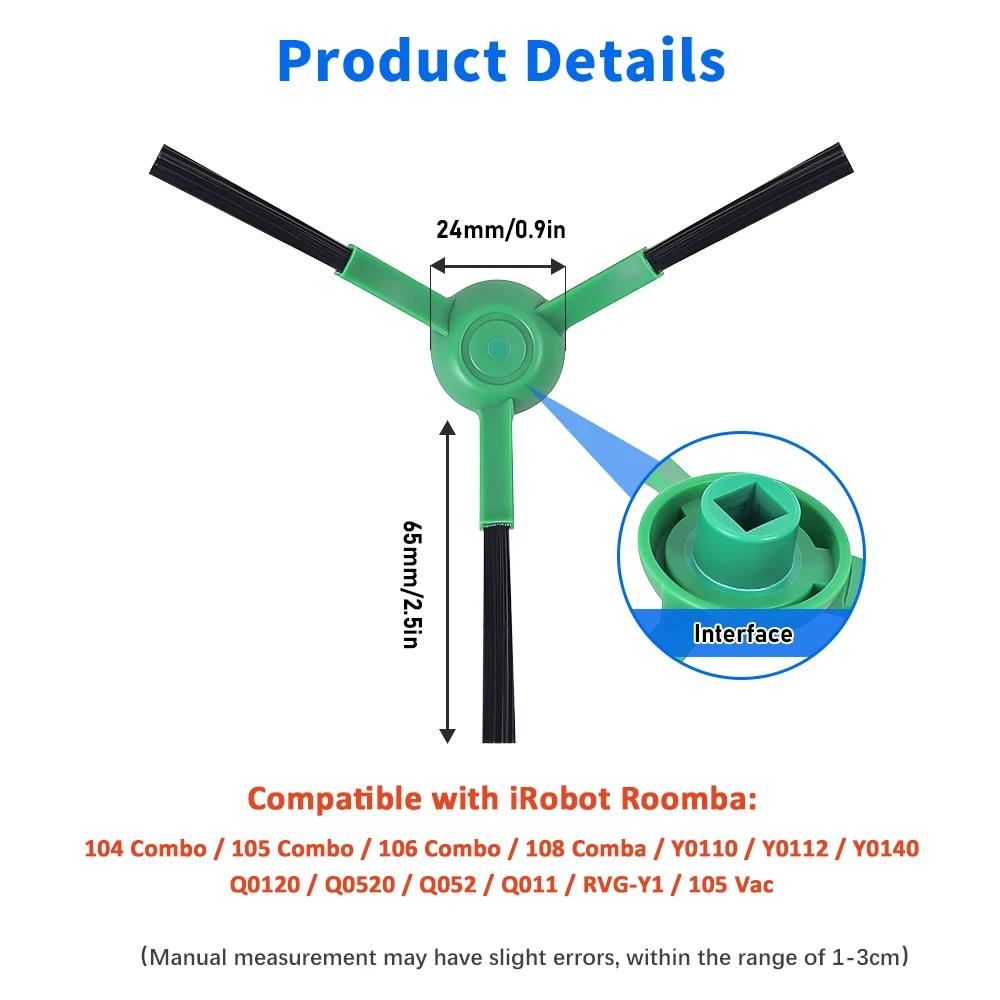 Für iRobot Roomba Plus 405 Combo / 505 Combo Roboterstaubsauger Ersatzteile Wischmopps Filter Staubbeutel Haupt- und Seitenbürsten Zubehör